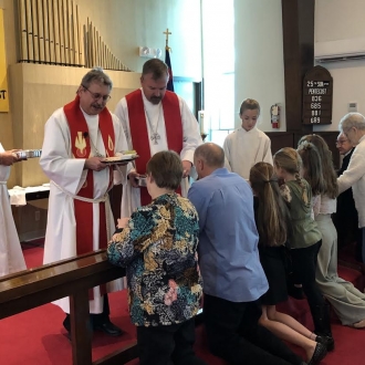 Communion with Bishop