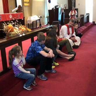 Childrens Message with Bishop